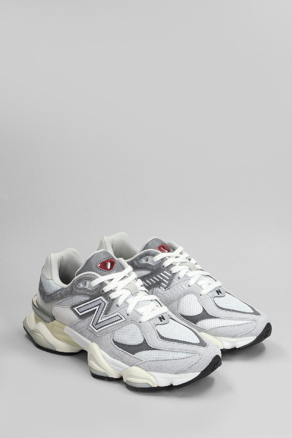 Deliberti New Balance Sneakers 9060 In Camoscio E Tessuto Grigio Cod. 405718 - Deliberti The Luxury Shopping