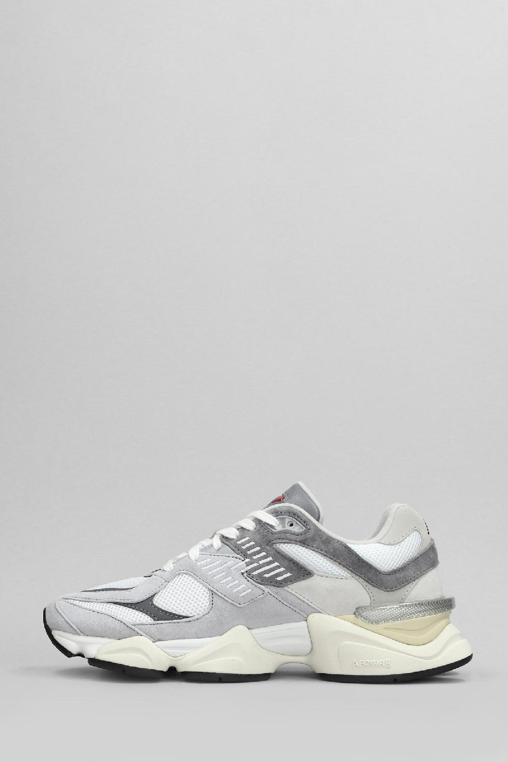 Deliberti New Balance Sneakers 9060 In Camoscio E Tessuto Grigio Cod. 405718 - Deliberti The Luxury Shopping