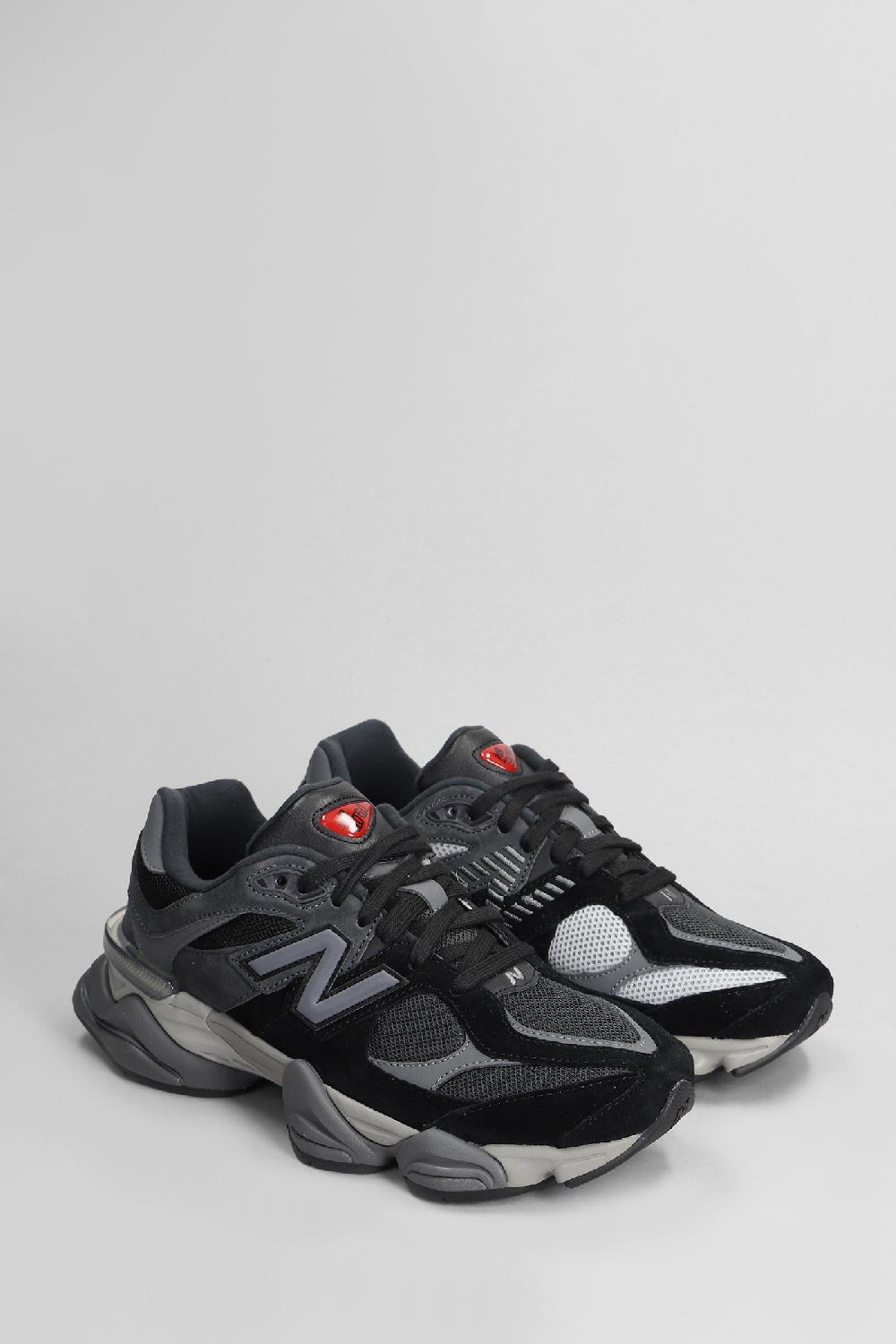 Deliberti New Balance Sneakers 9060 In Camoscio E Tessuto Nero Cod. 405715 - Deliberti The Luxury Shopping