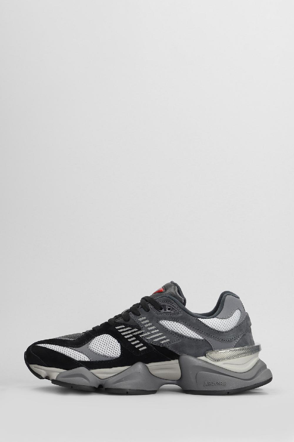 Deliberti New Balance Sneakers 9060 In Camoscio E Tessuto Nero Cod. 405715 - Deliberti The Luxury Shopping