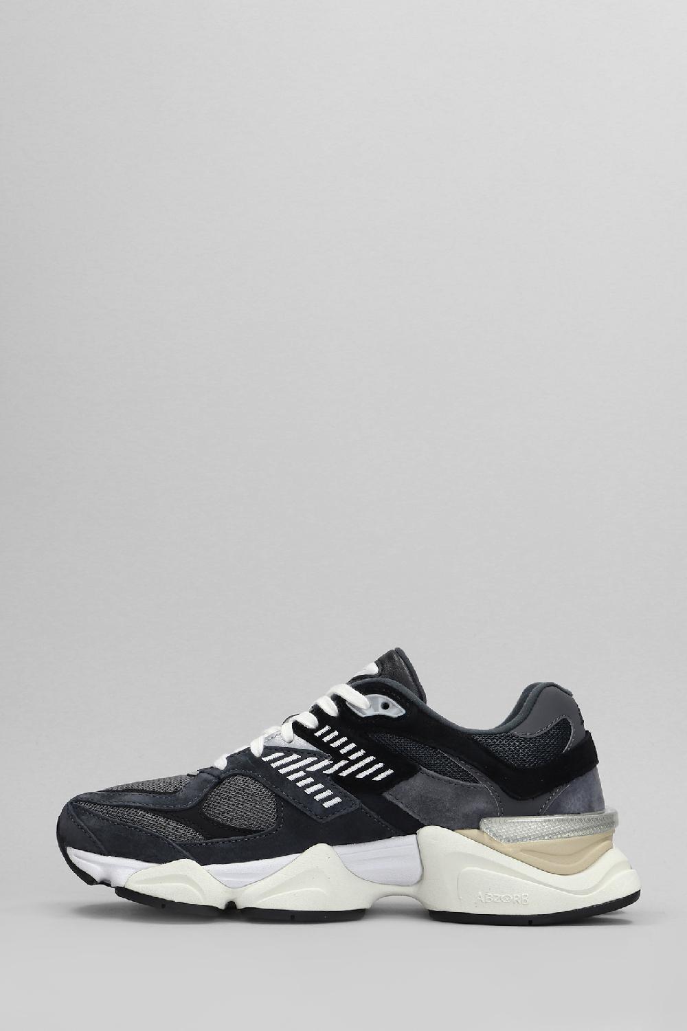 Deliberti New Balance Sneakers 9060 In Camoscio E Tessuto Nero Cod. 405713 - Deliberti The Luxury Shopping