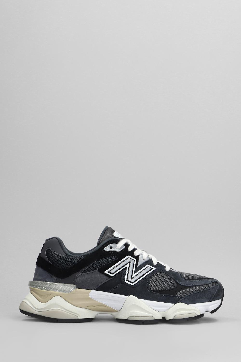 Deliberti New Balance Sneakers 9060 in camoscio e tessuto nero cod. 405713 - Deliberti The Luxury Shopping