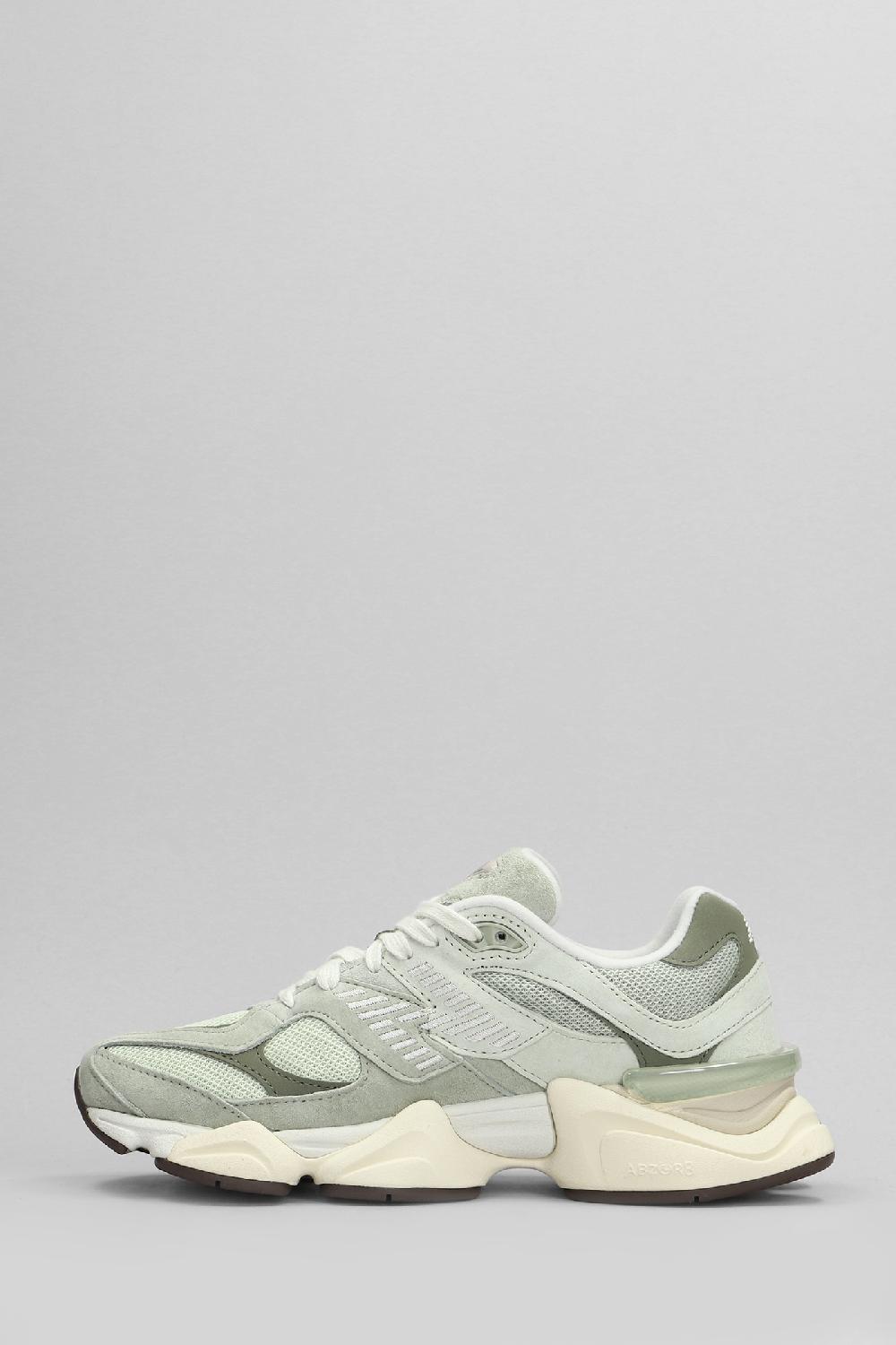 Deliberti New Balance Sneakers 9060 In Camoscio E Tessuto Verde Cod. 405716 - Deliberti The Luxury Shopping