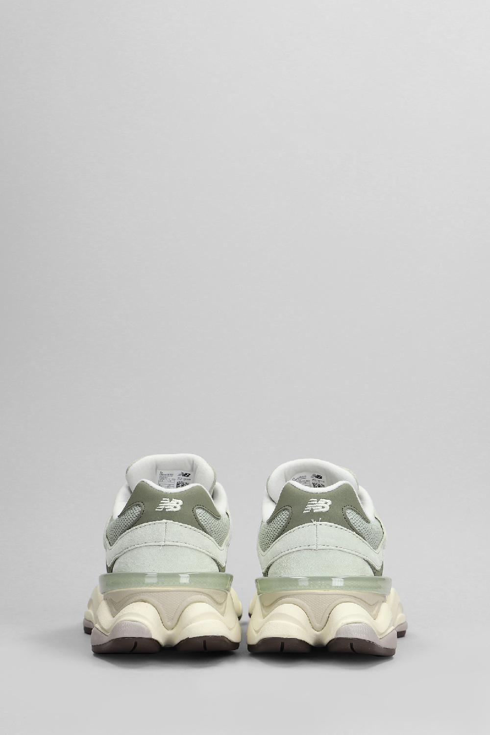 Deliberti New Balance Sneakers 9060 In Camoscio E Tessuto Verde Cod. 405716 - Deliberti The Luxury Shopping
