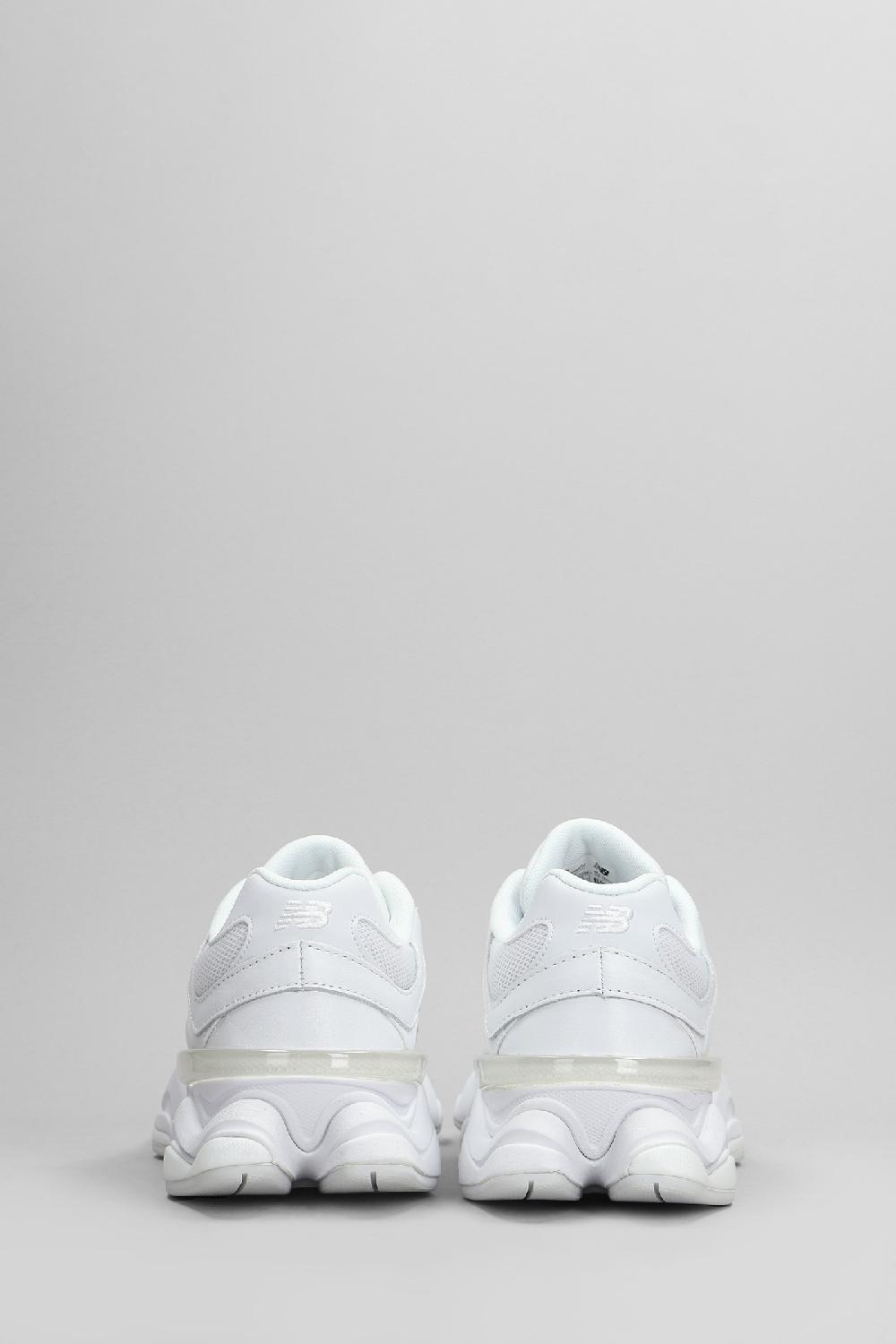 Deliberti New Balance Sneakers 9060 In Pelle E Tessuto Bianco Cod. 405717 - Deliberti The Luxury Shopping