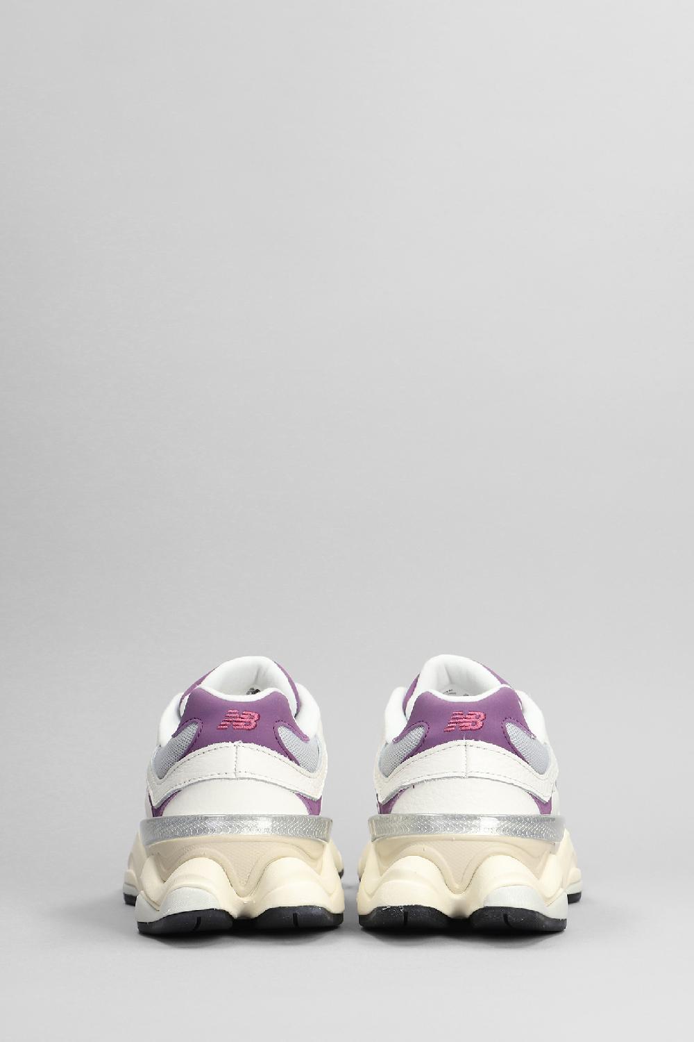 Deliberti New Balance Sneakers 9060 In Pelle E Tessuto Bianco Cod. 398638 - Deliberti The Luxury Shopping