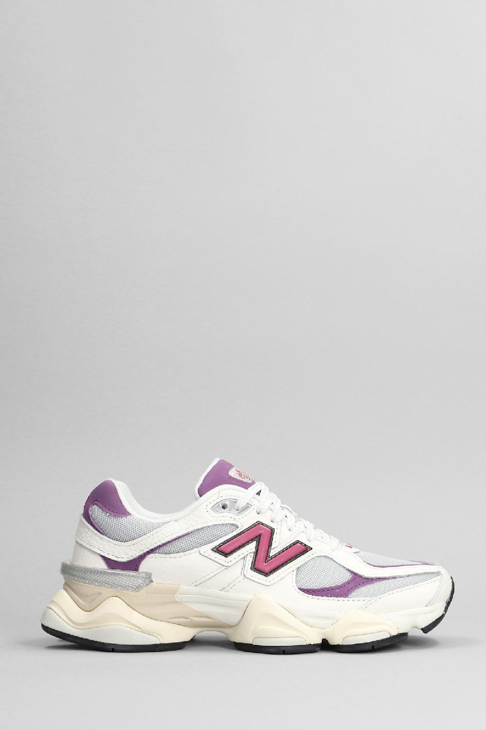 Deliberti New Balance Sneakers 9060 in pelle e tessuto bianco cod. 398638 - Deliberti The Luxury Shopping