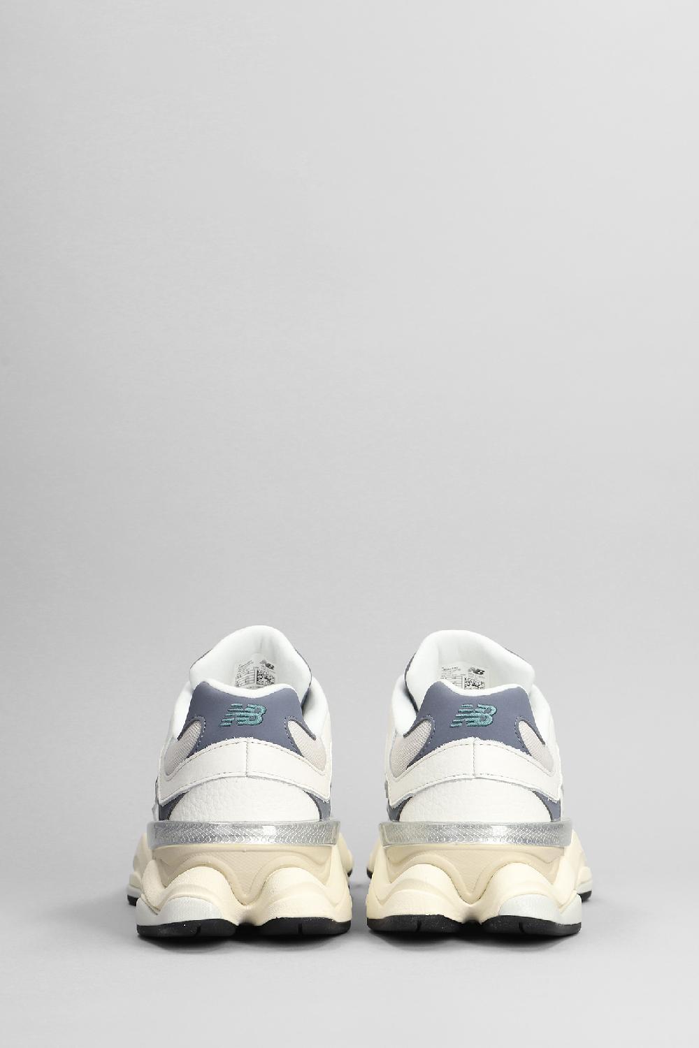 Deliberti New Balance Sneakers 9060 In Pelle E Tessuto Bianco Cod. 398639 - Deliberti The Luxury Shopping