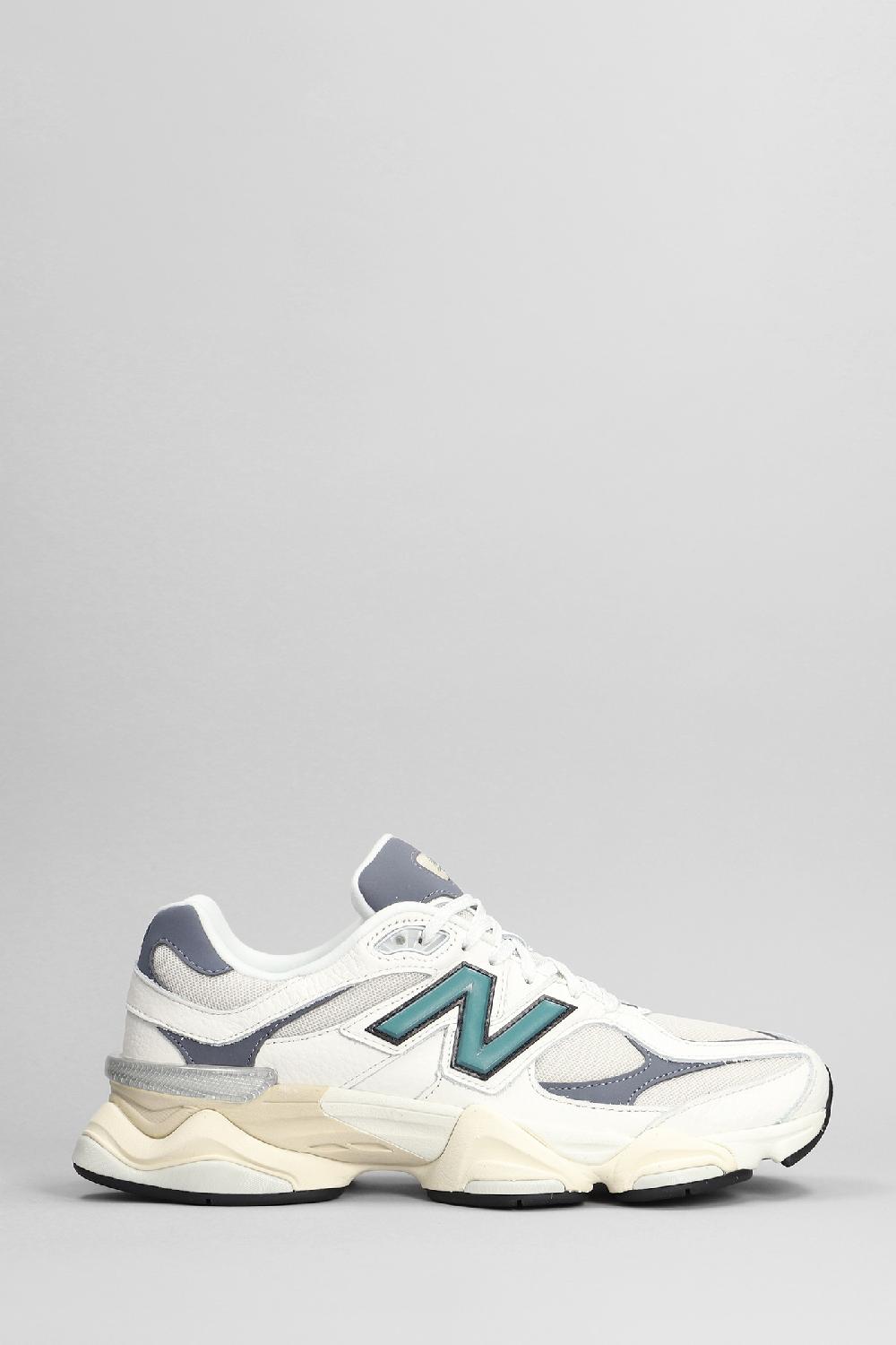 Deliberti New Balance Sneakers 9060 in pelle e tessuto bianco cod. 398639 - Deliberti The Luxury Shopping