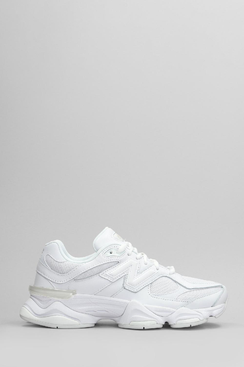 Deliberti New Balance Sneakers 9060 in pelle e tessuto bianco cod. 405717 - Deliberti The Luxury Shopping