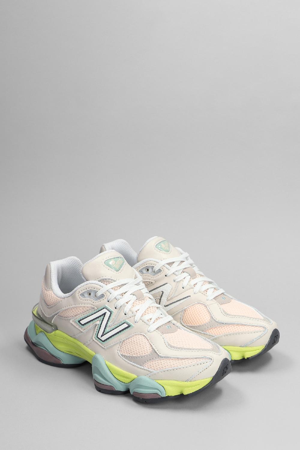 Deliberti New Balance Sneakers 9060 In Pelle E Tessuto Multicolor Cod. 398641 - Deliberti The Luxury Shopping