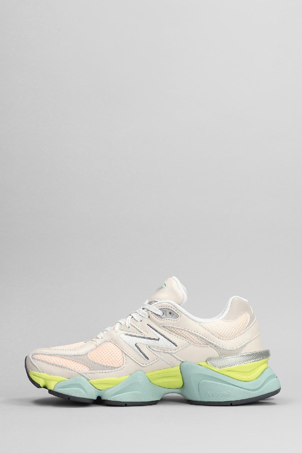 Deliberti New Balance Sneakers 9060 In Pelle E Tessuto Multicolor Cod. 398641 - Deliberti The Luxury Shopping