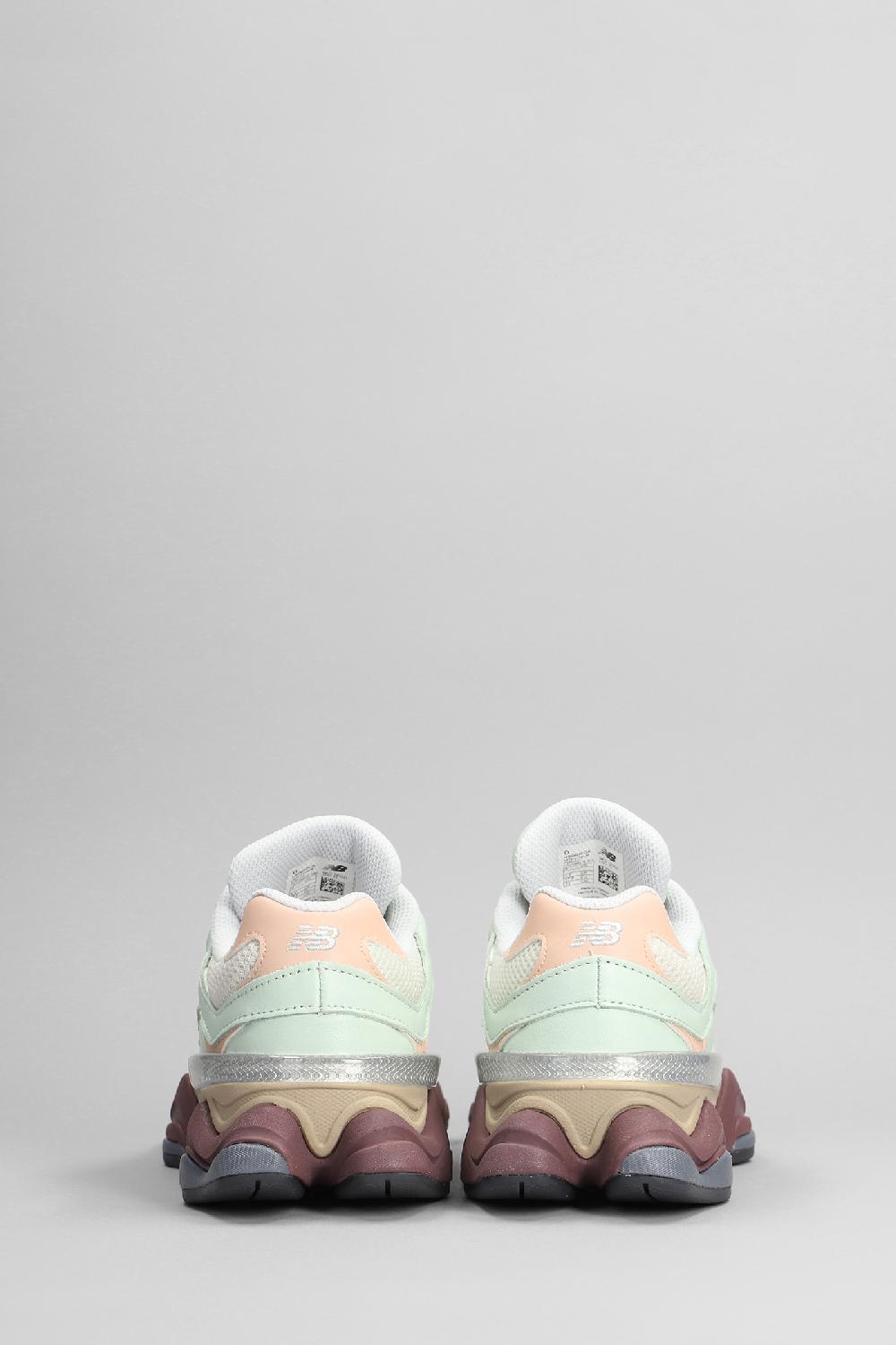 Deliberti New Balance Sneakers 9060 In Pelle E Tessuto Verde Cod. 398640 - Deliberti The Luxury Shopping