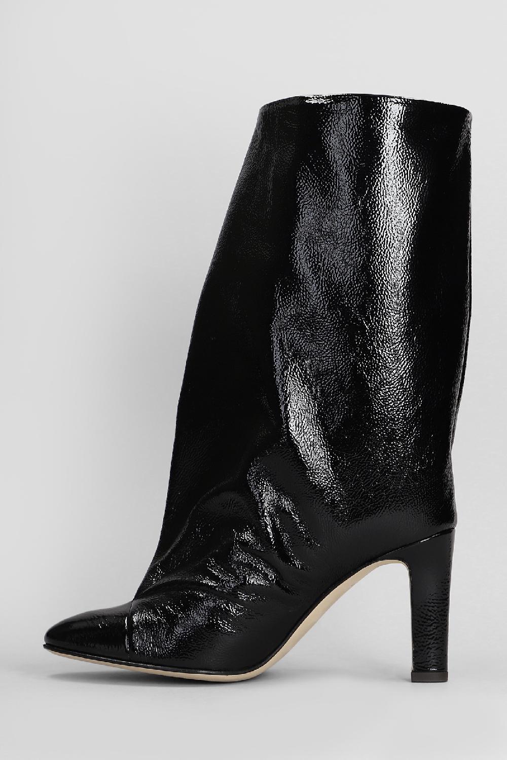 Deliberti Nicolò Beretta Tronchetti Tacco Alto In Pelle Nera Cod. 408675 - Deliberti The Luxury Shopping