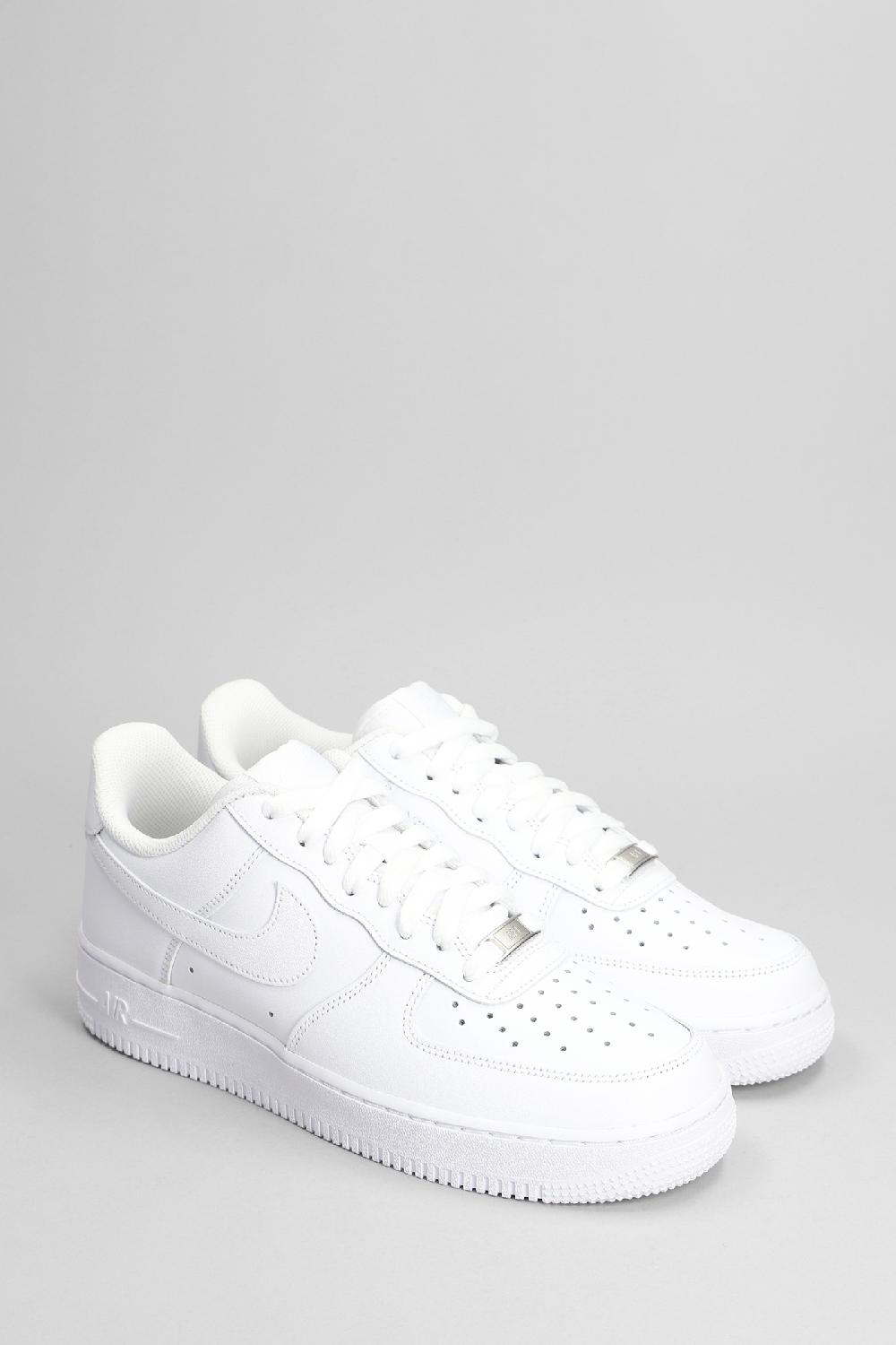 Deliberti Nike Sneakers Air Force 1 07 In Pelle Bianca Cod. 403371 - Deliberti The Luxury Shopping