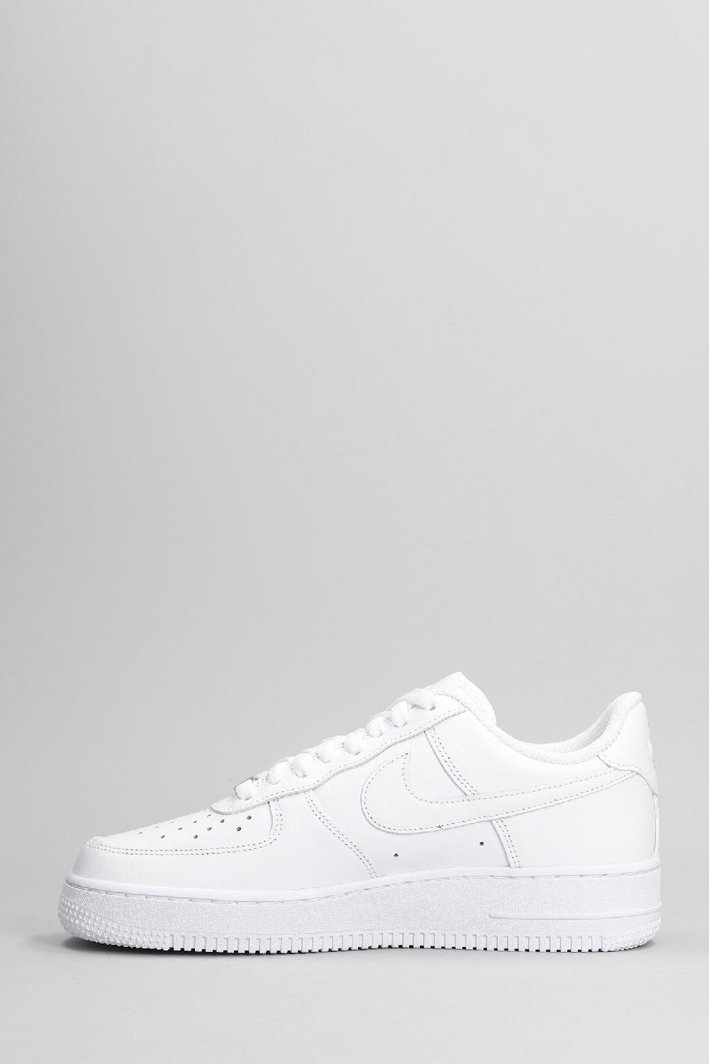 Deliberti Nike Sneakers Air Force 1 07 In Pelle Bianca Cod. 403371 - Deliberti The Luxury Shopping