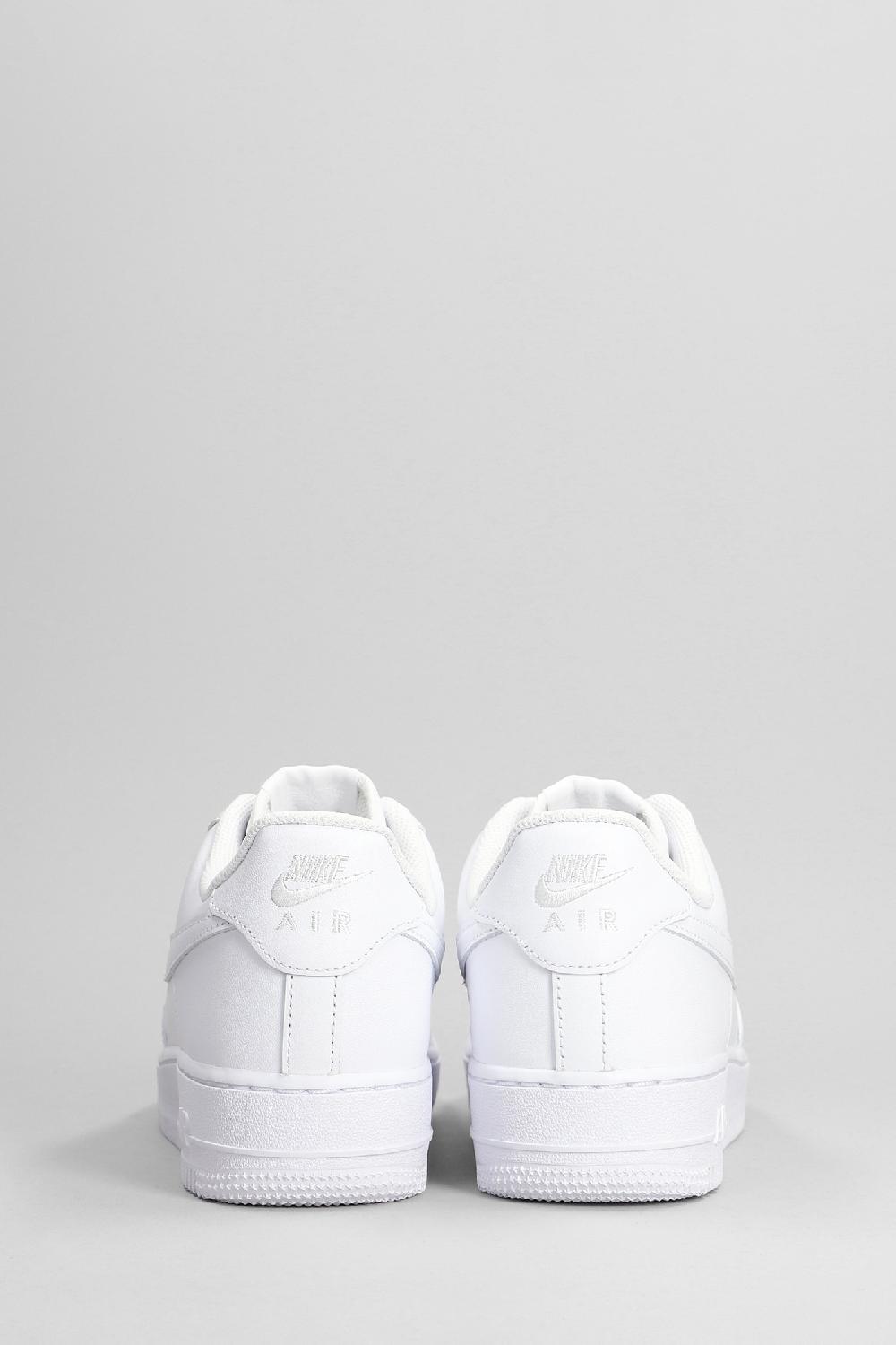 Deliberti Nike Sneakers Air Force 1 07 In Pelle Bianca Cod. 403371 - Deliberti The Luxury Shopping