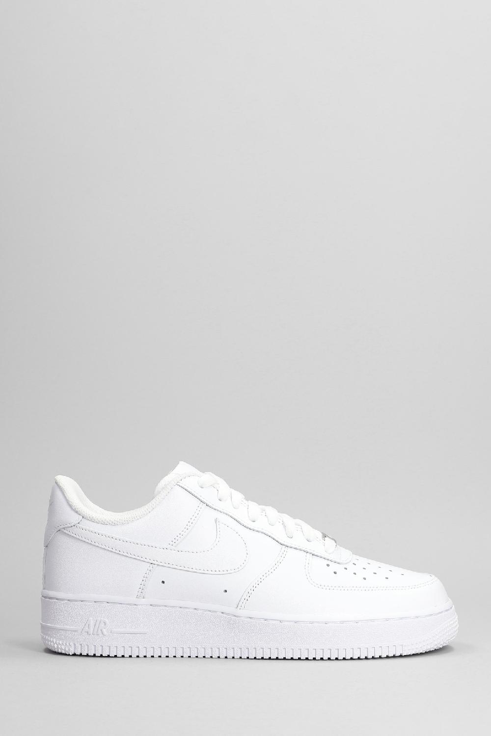 Deliberti Nike Sneakers air force 1 07 in pelle bianca cod. 403371 - Deliberti The Luxury Shopping