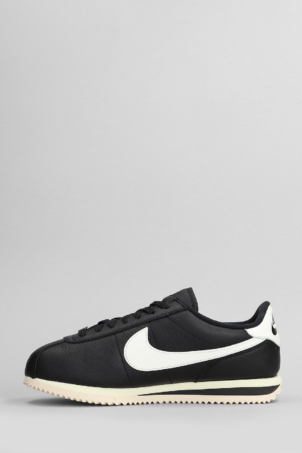 Deliberti Nike Sneakers Cortez 23 Premium In Pelle Nera Cod. 408279 - Deliberti The Luxury Shopping