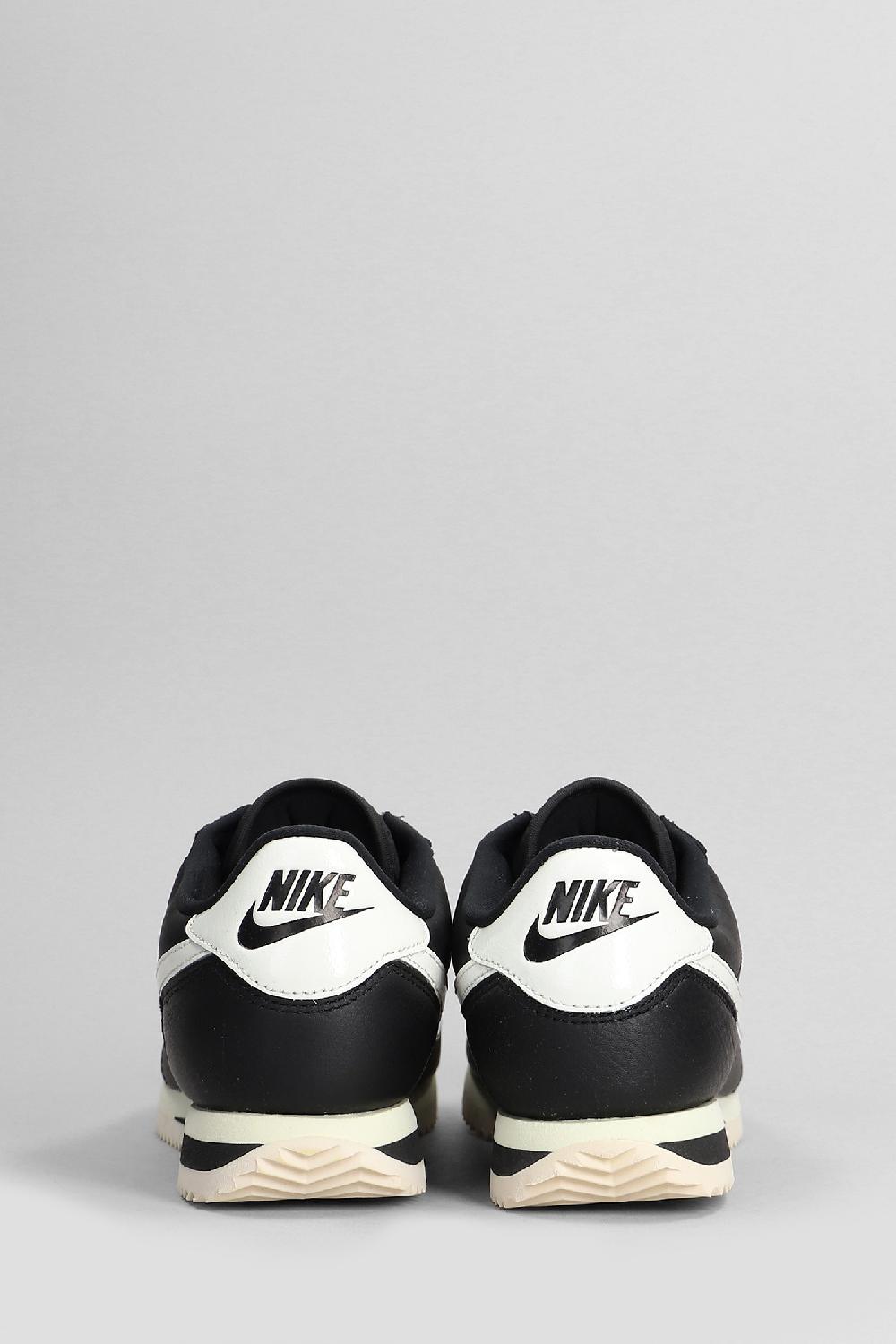 Deliberti Nike Sneakers Cortez 23 Premium In Pelle Nera Cod. 408279 - Deliberti The Luxury Shopping