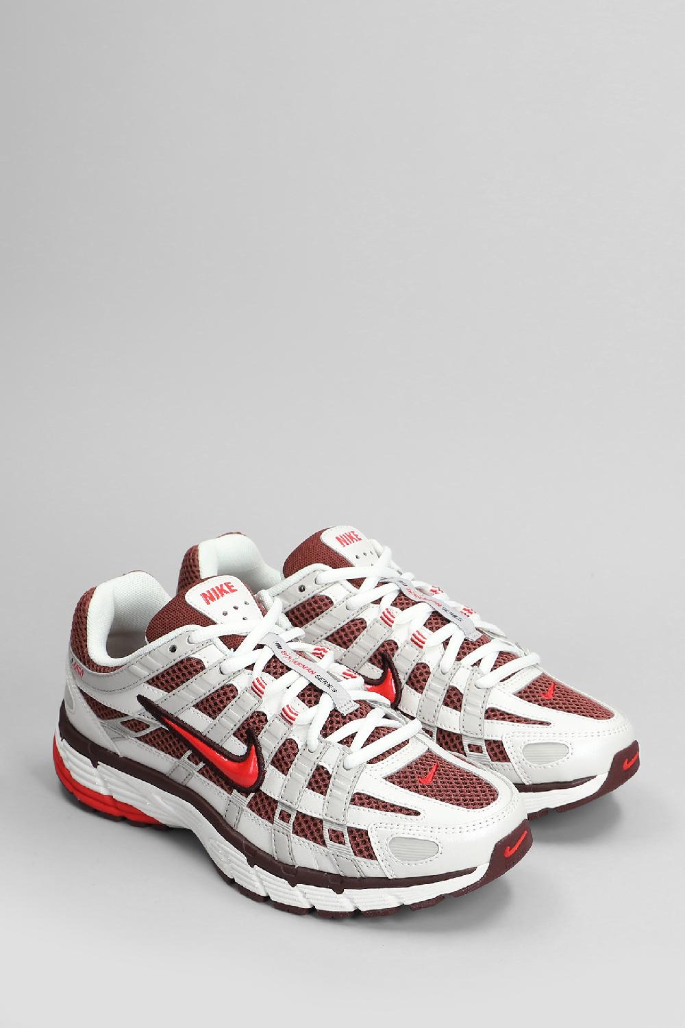 Deliberti Nike Sneakers P-6000 In Pelle E Tessuto Bianco Cod. 408302 - Deliberti The Luxury Shopping