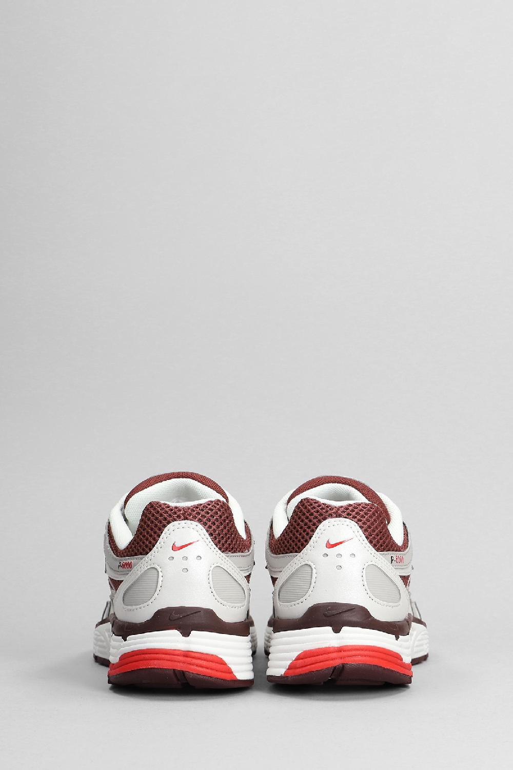 Deliberti Nike Sneakers P-6000 In Pelle E Tessuto Bianco Cod. 408302 - Deliberti The Luxury Shopping