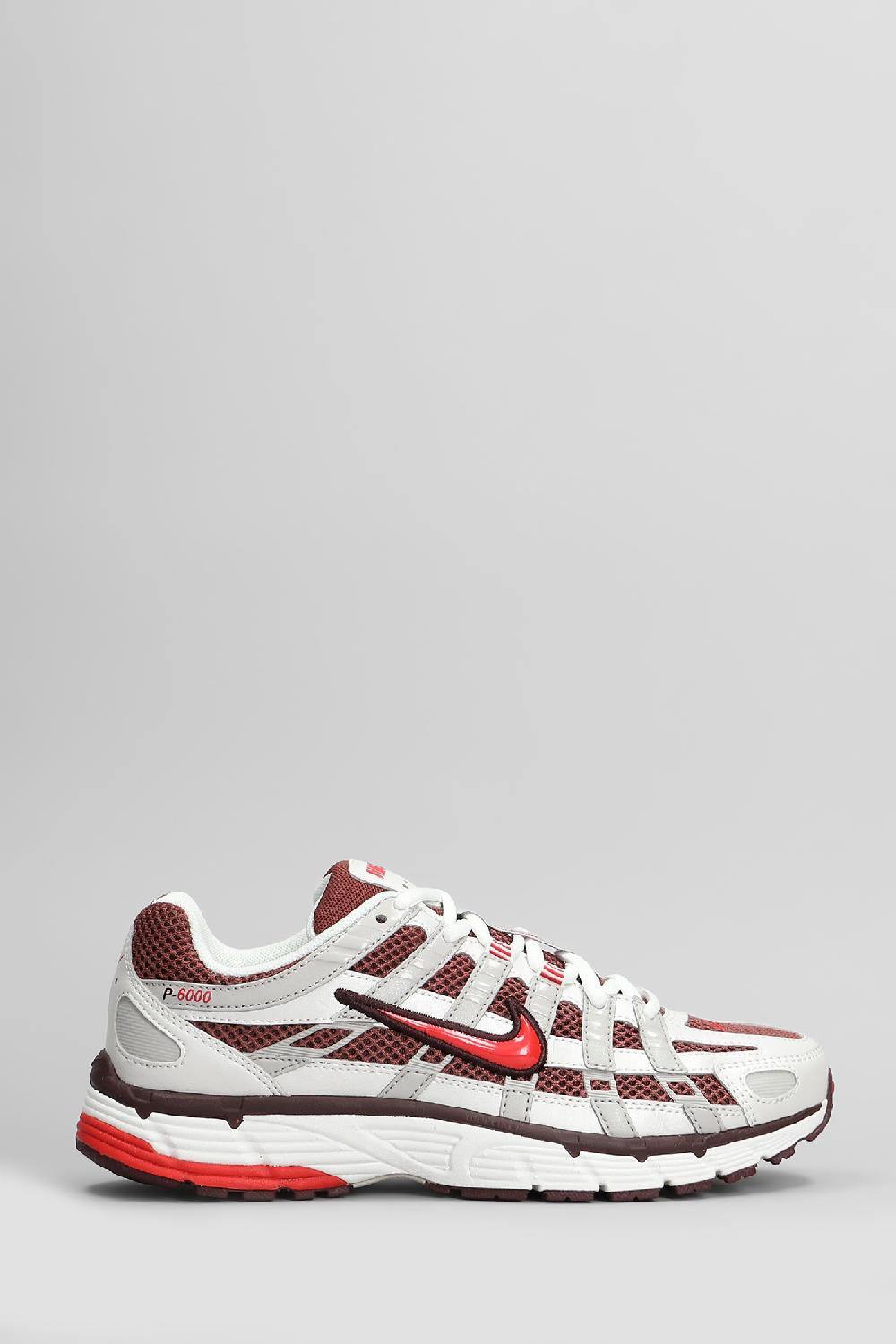 Deliberti Nike Sneakers p-6000 in pelle e tessuto bianco cod. 408302 - Deliberti The Luxury Shopping