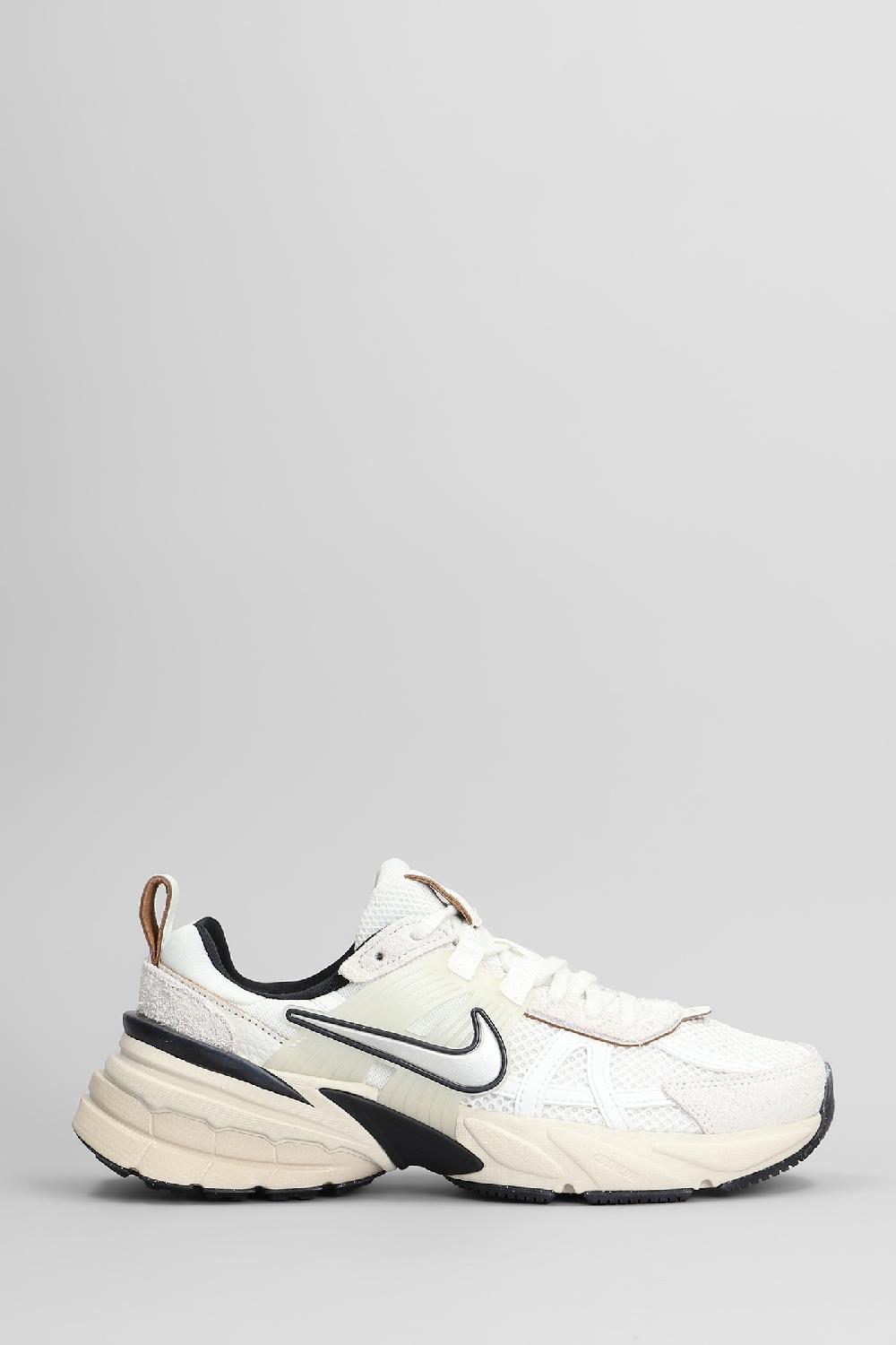 Deliberti Nike Sneakers v2k run in pelle e tessuto bianco cod. 408297 - Deliberti The Luxury Shopping