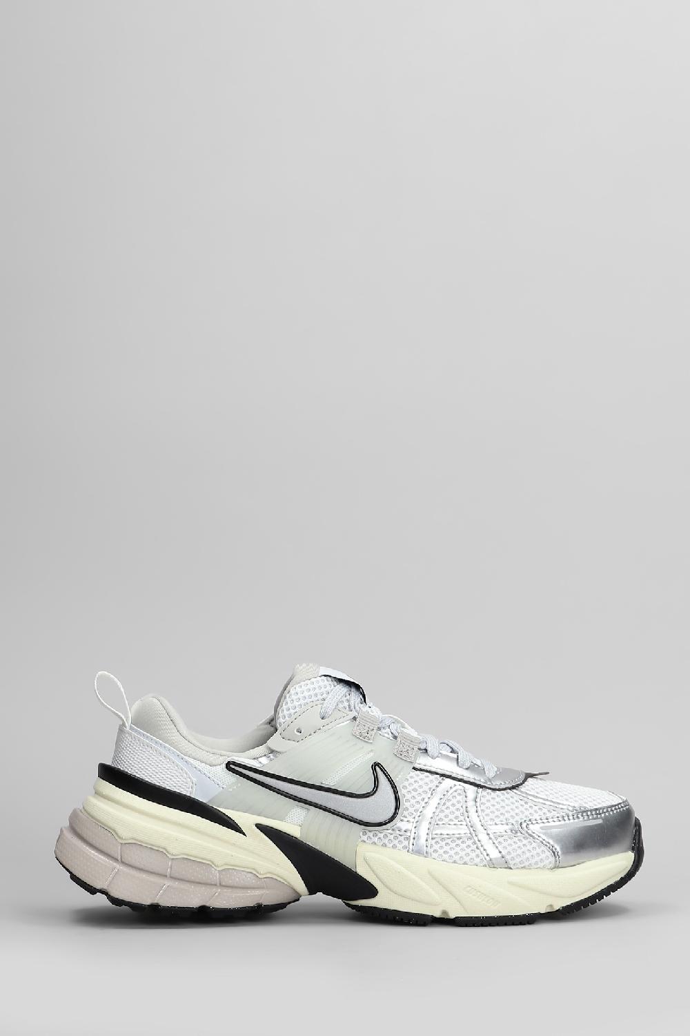 Deliberti Nike Sneakers v2k run in pelle e tessuto bianco cod. 408296 - Deliberti The Luxury Shopping