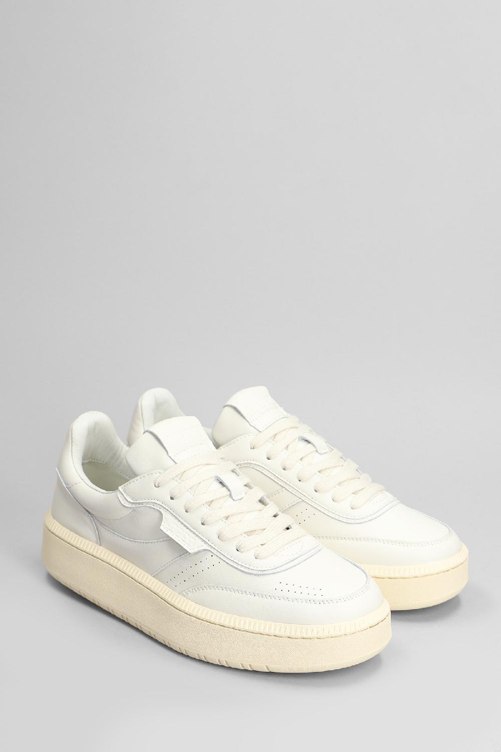Deliberti Nppn Sneakers In Pelle Bianca Cod. 403871 - Deliberti The Luxury Shopping