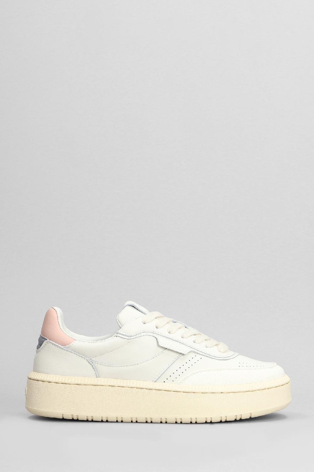Deliberti Nppn Sneakers in pelle bianca cod. 403874 - Deliberti The Luxury Shopping