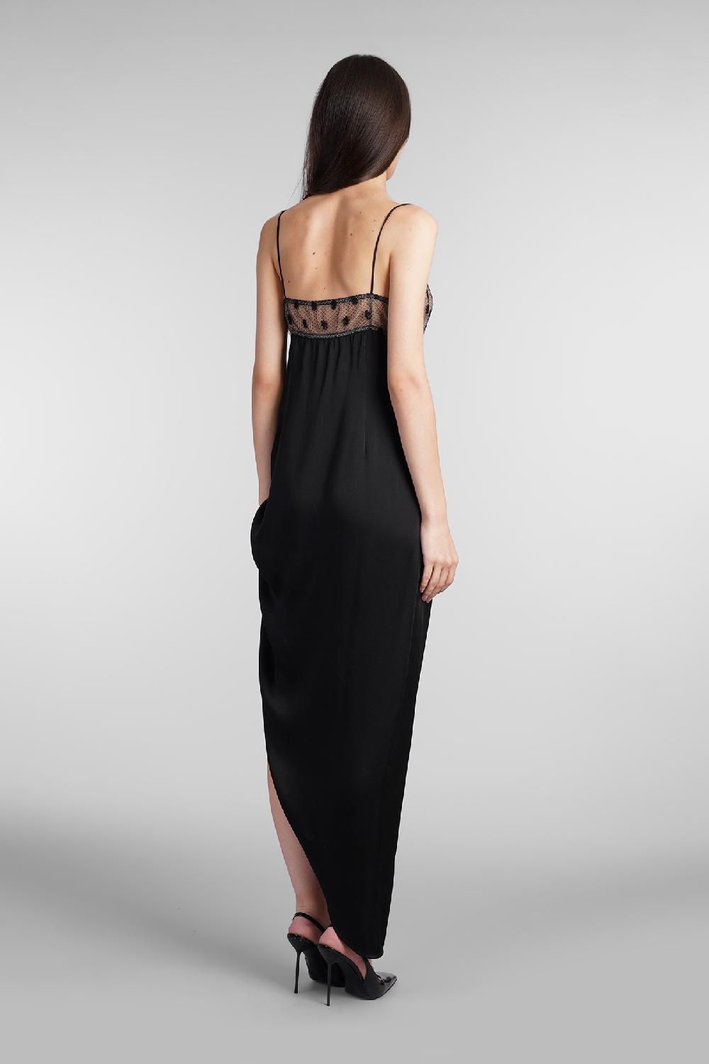 Deliberti Nuè Abito Anabelle Dress In Viscosa Nera Cod. 403715 - Deliberti The Luxury Shopping