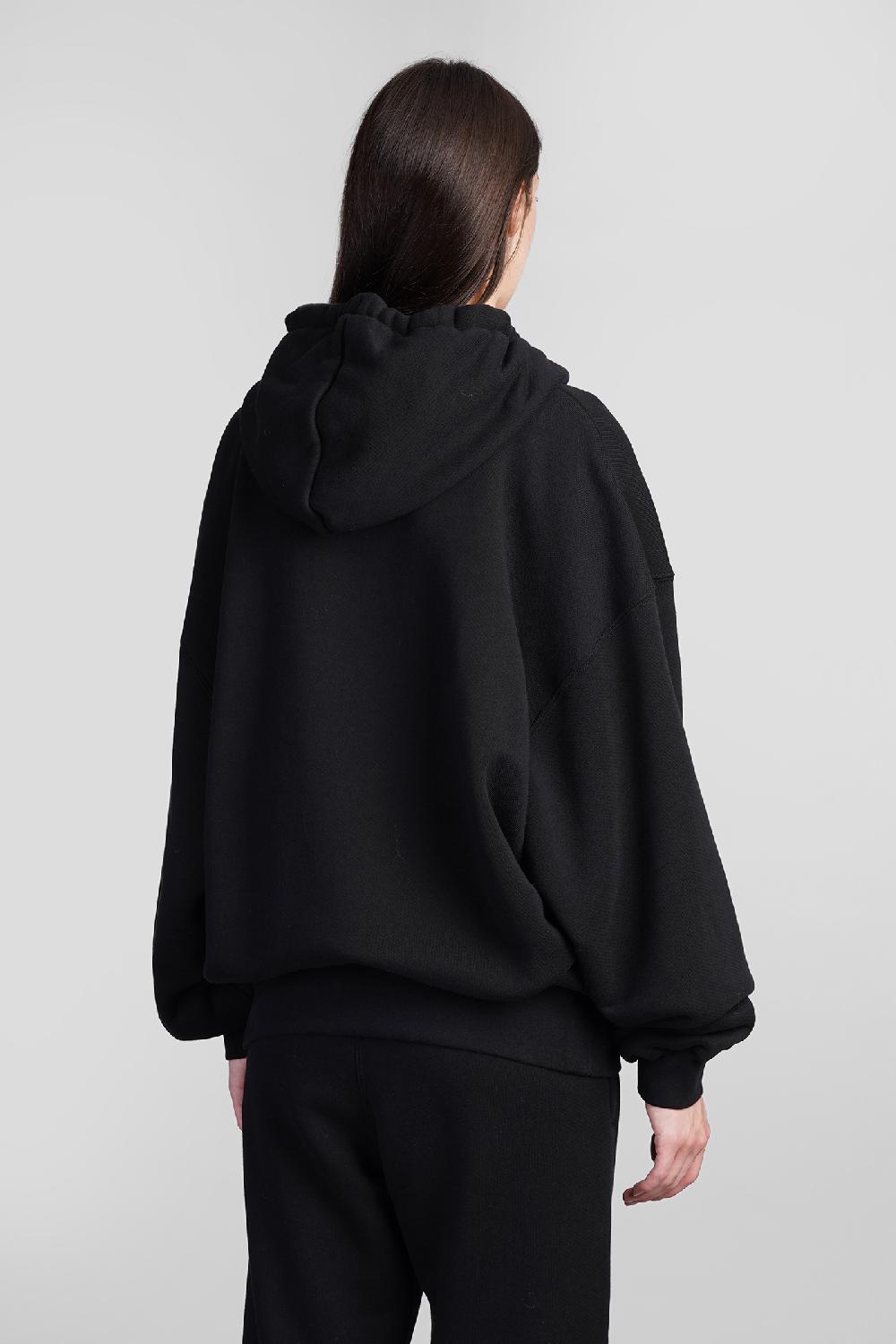 Deliberti Off White Felpa In Cotone Nero Cod. 408990 - Deliberti The Luxury Shopping