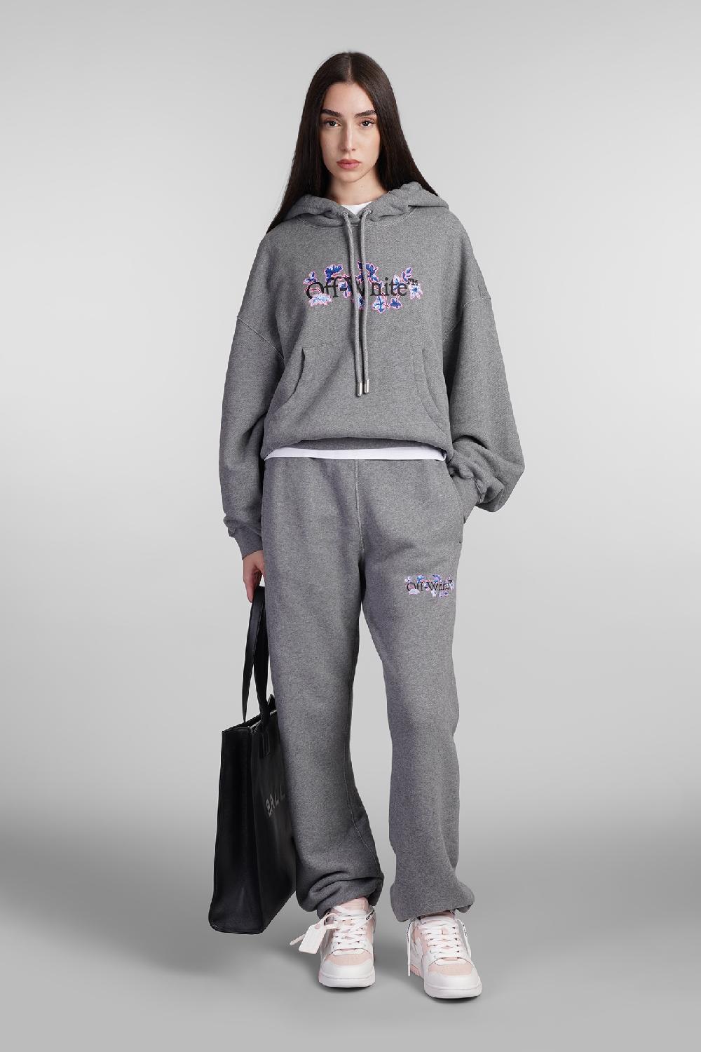 Deliberti Off White Pantalone In Cotone Grigio Cod. 407982 - Deliberti The Luxury Shopping