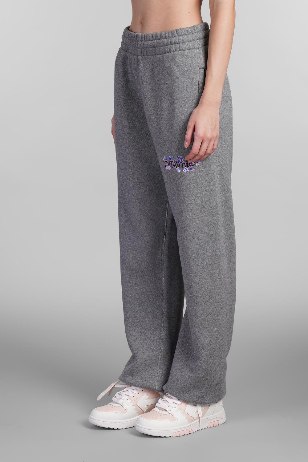 Deliberti Off White Pantalone In Cotone Grigio Cod. 407982 - Deliberti The Luxury Shopping