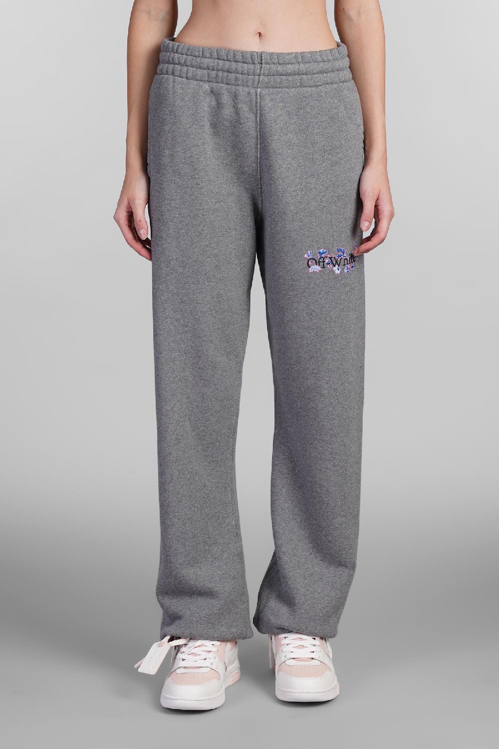 Deliberti Off White Pantalone in cotone grigio cod. 407982 - Deliberti The Luxury Shopping