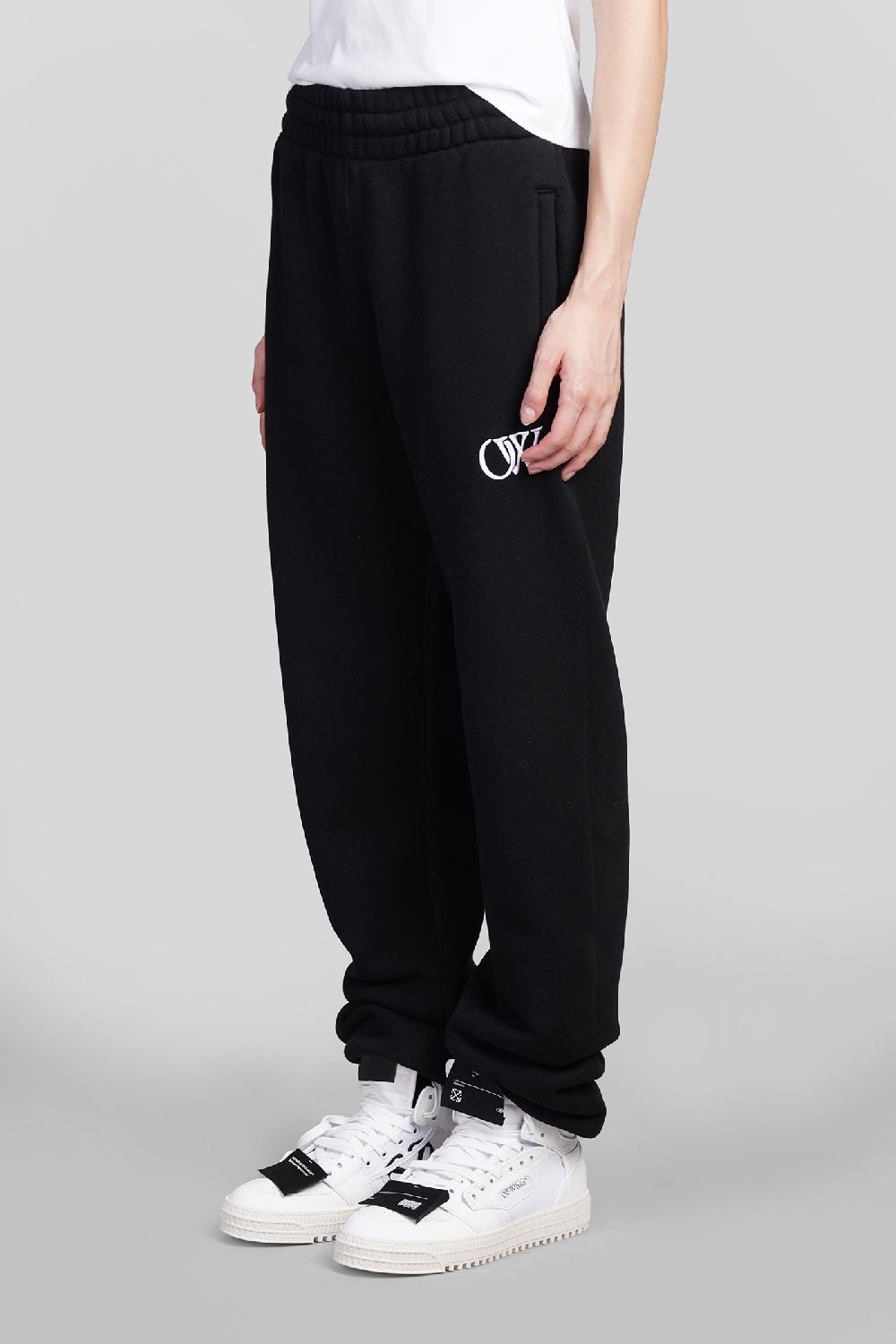 Deliberti Off White Pantalone In Cotone Nero Cod. 408991 - Deliberti The Luxury Shopping