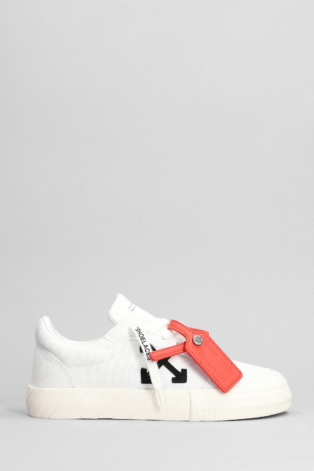 Deliberti Off White Sneakers low vulcanized in cotone bianco cod. 387342 - Deliberti The Luxury Shopping