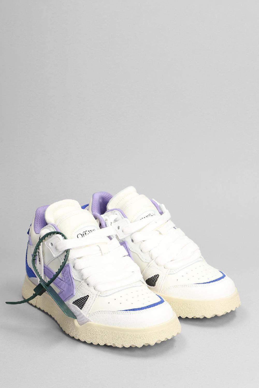 Deliberti Off White Sneakers Midtop Sponge In Pelle Bianca Cod. 387390 - Deliberti The Luxury Shopping