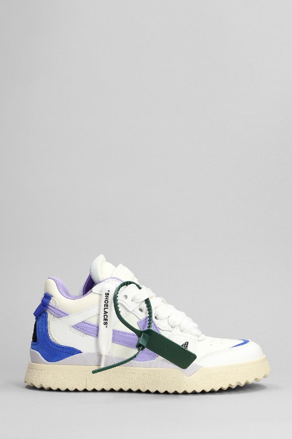 Deliberti Off White Sneakers midtop sponge in pelle bianca cod. 387390 - Deliberti The Luxury Shopping