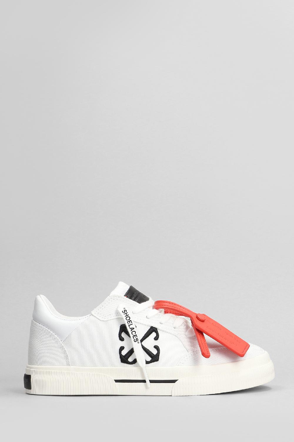 Deliberti Off White Sneakers new low vulcanized in cotone bianco cod. 400659 - Deliberti The Luxury Shopping