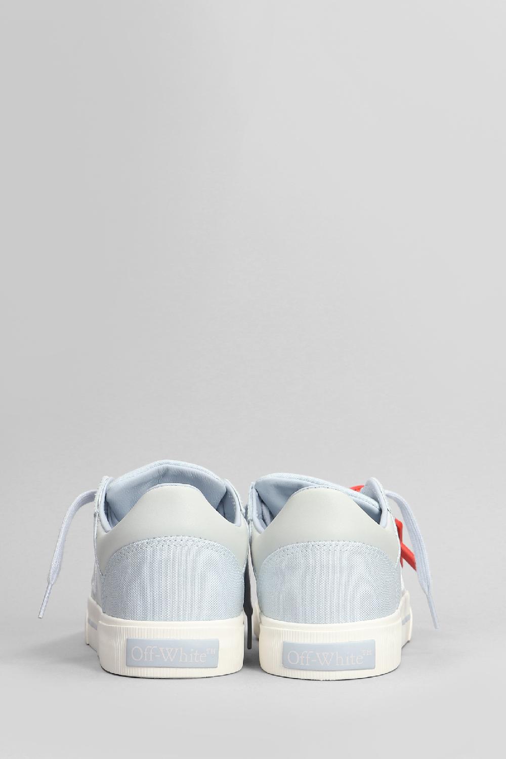 Deliberti Off White Sneakers New Low Vulcanized In Cotone Celeste Cod. 400660 - Deliberti The Luxury Shopping