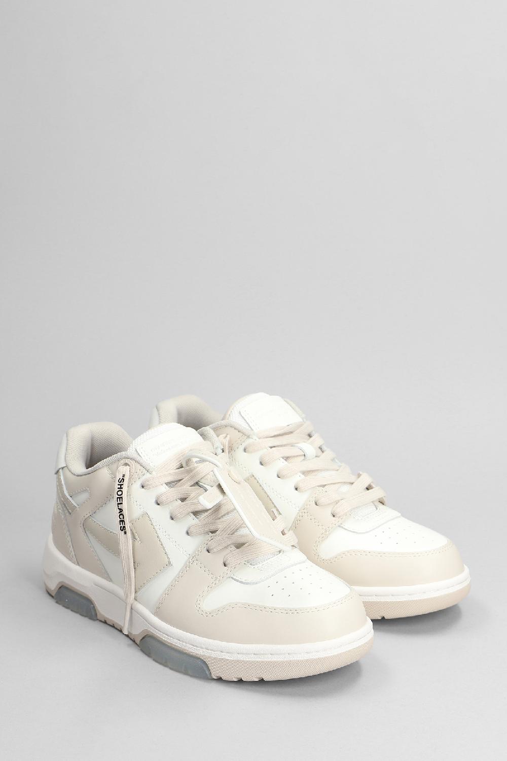 Deliberti Off White Sneakers Out Of Office In Pelle Beige Cod. 404014 - Deliberti The Luxury Shopping