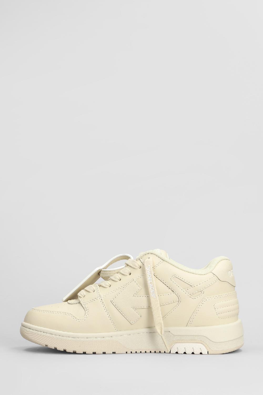 Deliberti Off White Sneakers Out Of Office In Pelle Beige Cod. 407995 - Deliberti The Luxury Shopping