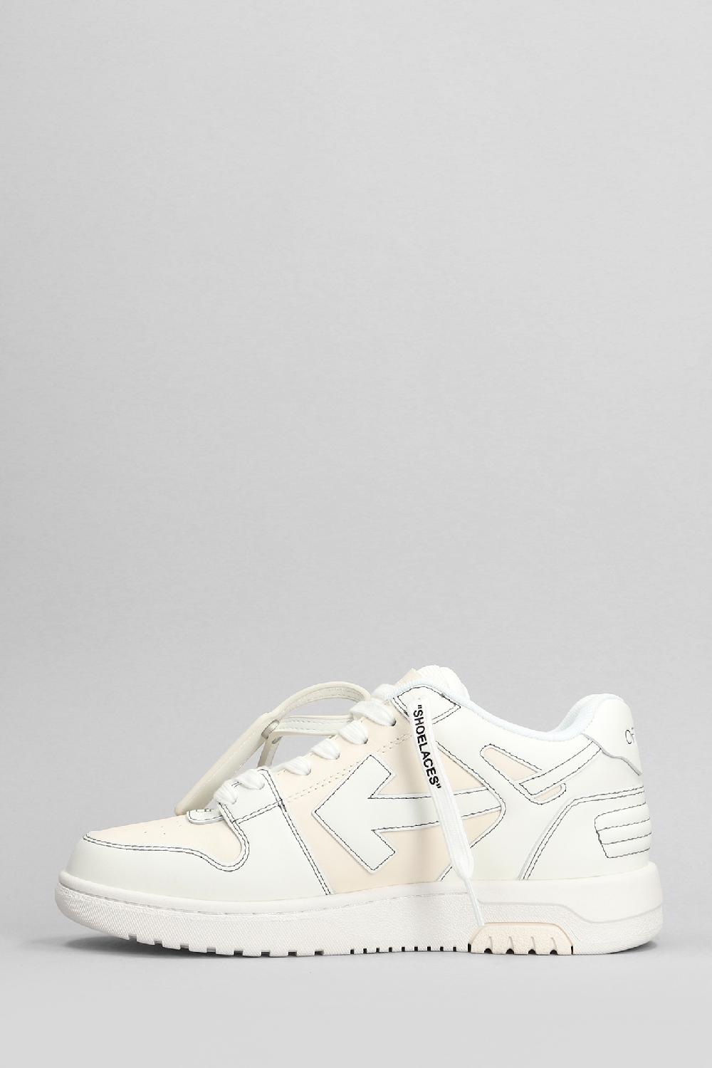 Deliberti Off White Sneakers Out Of Office In Pelle Bianca Cod. 400575 - Deliberti The Luxury Shopping