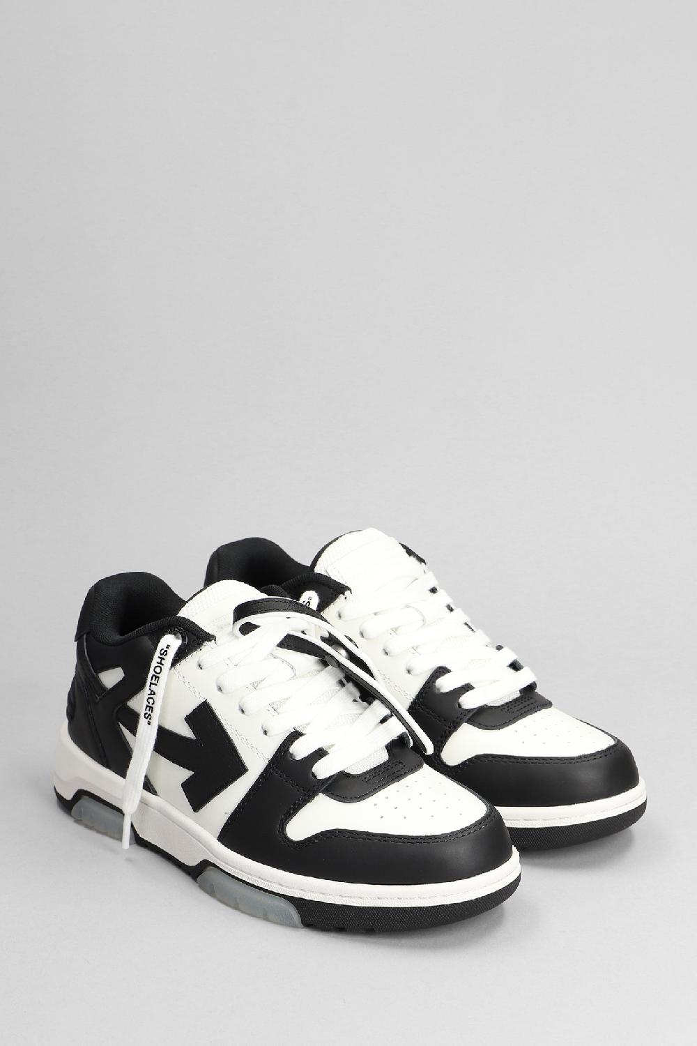 Deliberti Off White Sneakers Out Of Office In Pelle Nera Cod. 385171 - Deliberti The Luxury Shopping