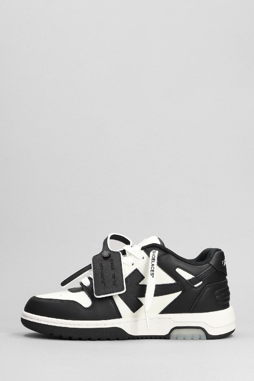 Deliberti Off White Sneakers Out Of Office In Pelle Nera Cod. 385171 - Deliberti The Luxury Shopping