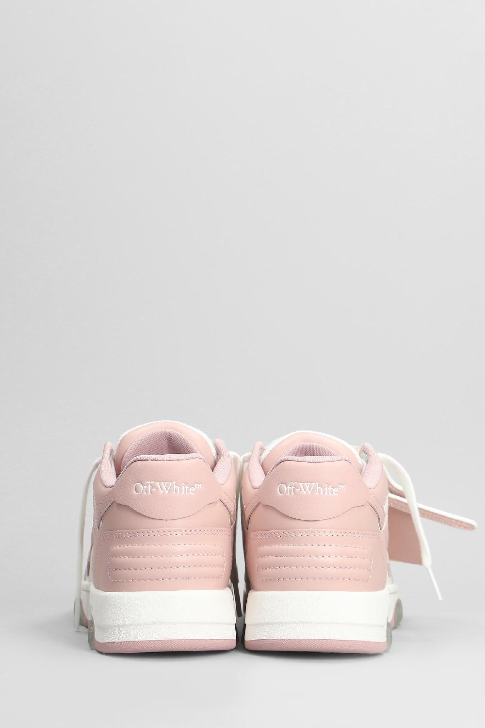 Deliberti Off White Sneakers Out Of Office In Pelle Rosa Cod. 404012 - Deliberti The Luxury Shopping