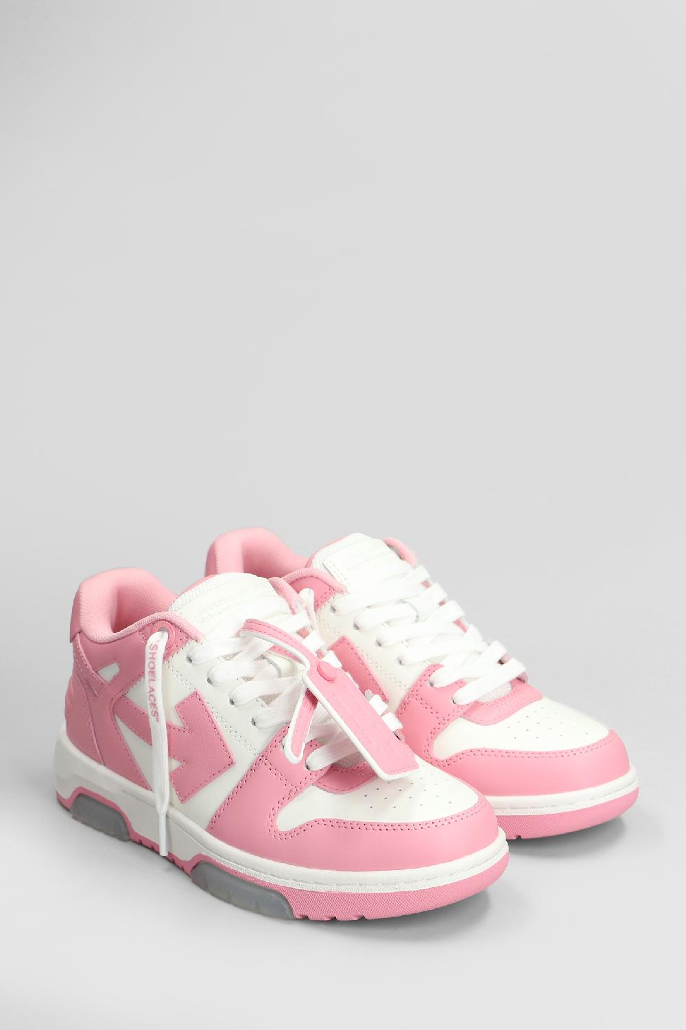Deliberti Off White Sneakers Out Of Office In Pelle Rosa Cod. 407984 - Deliberti The Luxury Shopping