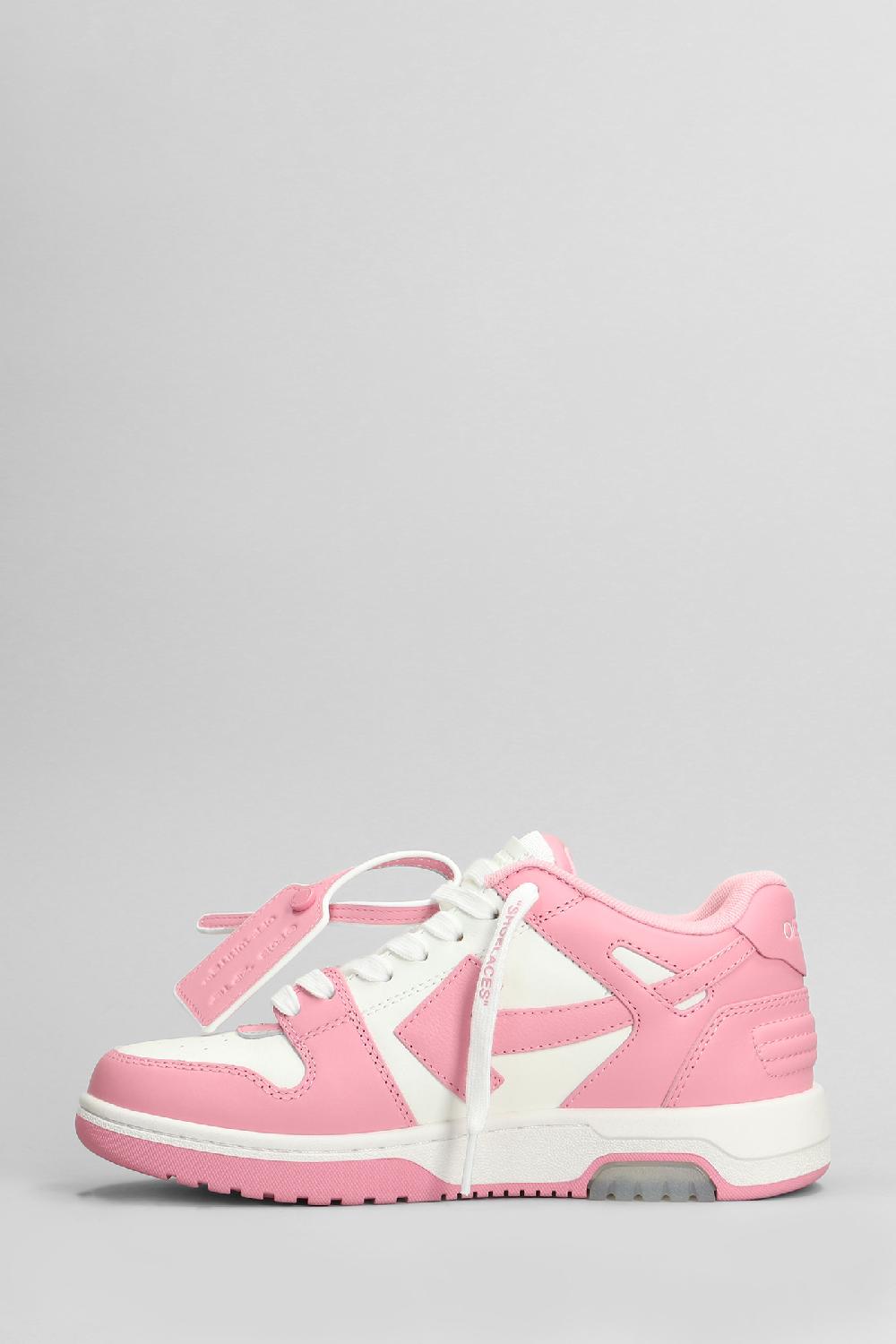 Deliberti Off White Sneakers Out Of Office In Pelle Rosa Cod. 407984 - Deliberti The Luxury Shopping